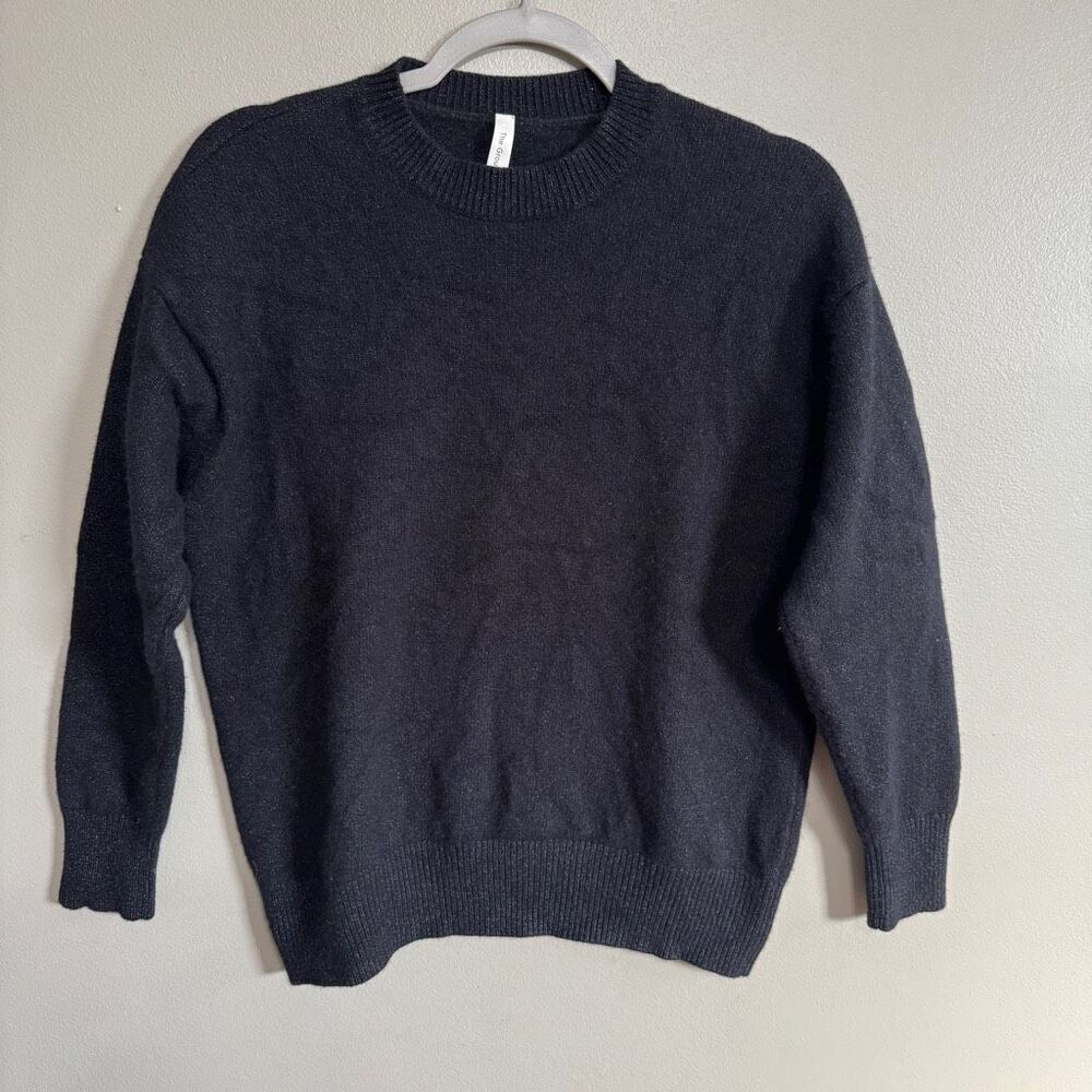 The Group by Babaton black merino wool sweater size large